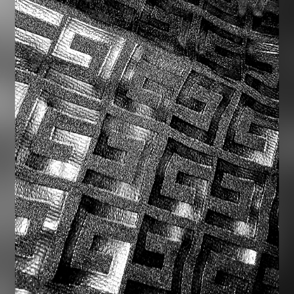 Chico's Black Graphic Short Sleeve Tee - Picture 7 of 10